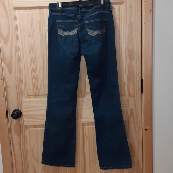 Wrangler Shiloh "No gap waistband" bootcut Jean's size 7/8 x 34 - Picture 5 of 9